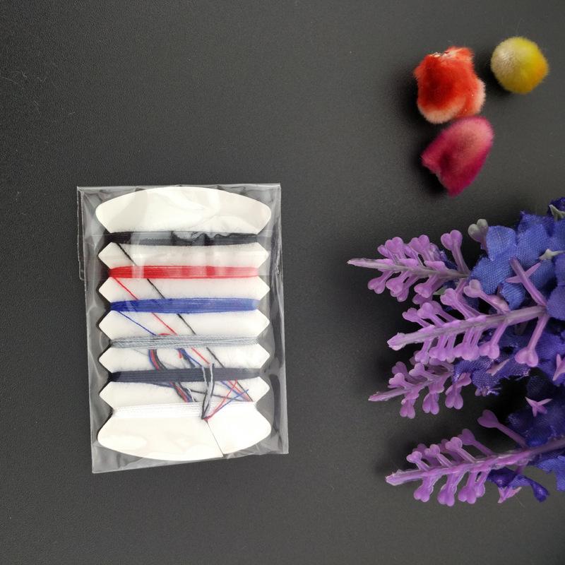 

1 комплект швейных игл, ниток, пуговиц, набор булавок, дорожный набор бытовых инструментов, сумки для ручного шитья в отеле 1 set