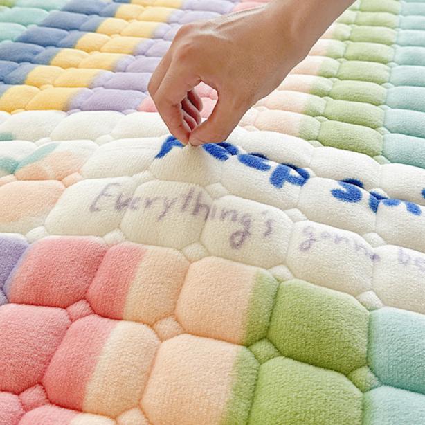 Materac bawełniany Milk Velvet do użytku domowego, materac zimowy Coral Velvet zapewniający ciepło i zagęszczenie