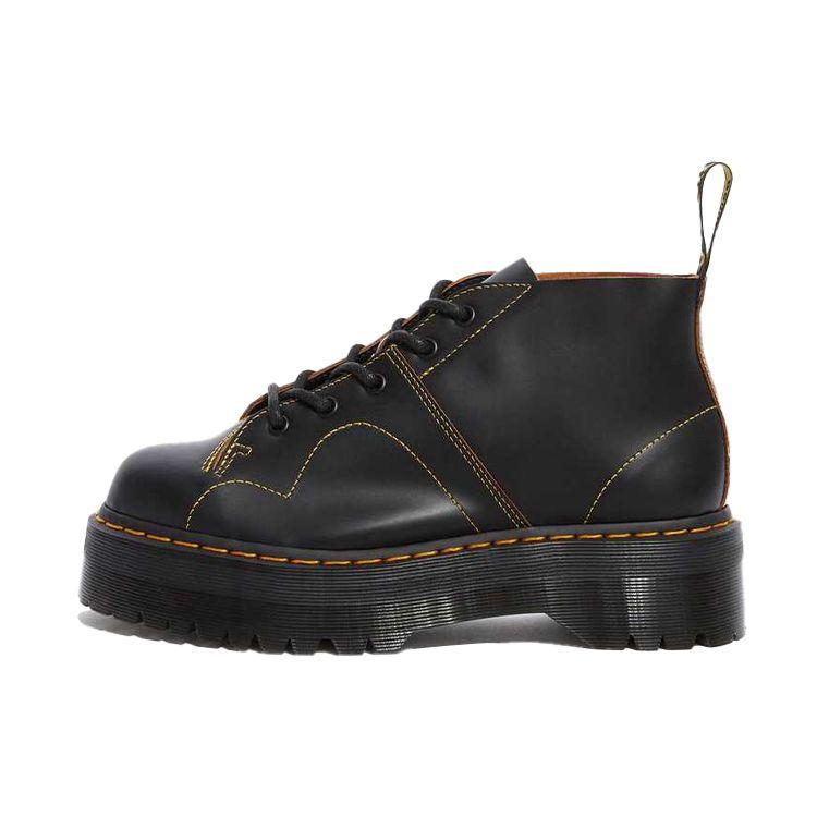 

Доктор. Черные кроссовки унисекс Martens Church на платформе Monkey Boot 25357001