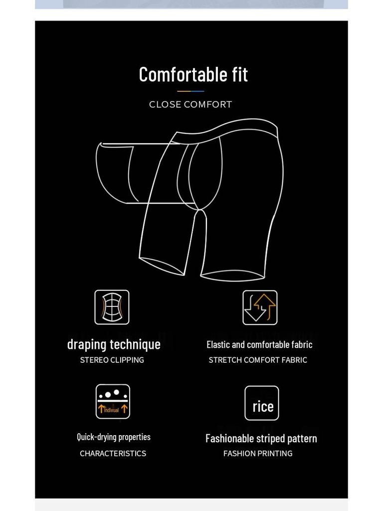 Herren Schnelltrocknende Camouflage Badehose und Badekappe, Weich und Bequem, Übergröße Verfügbar