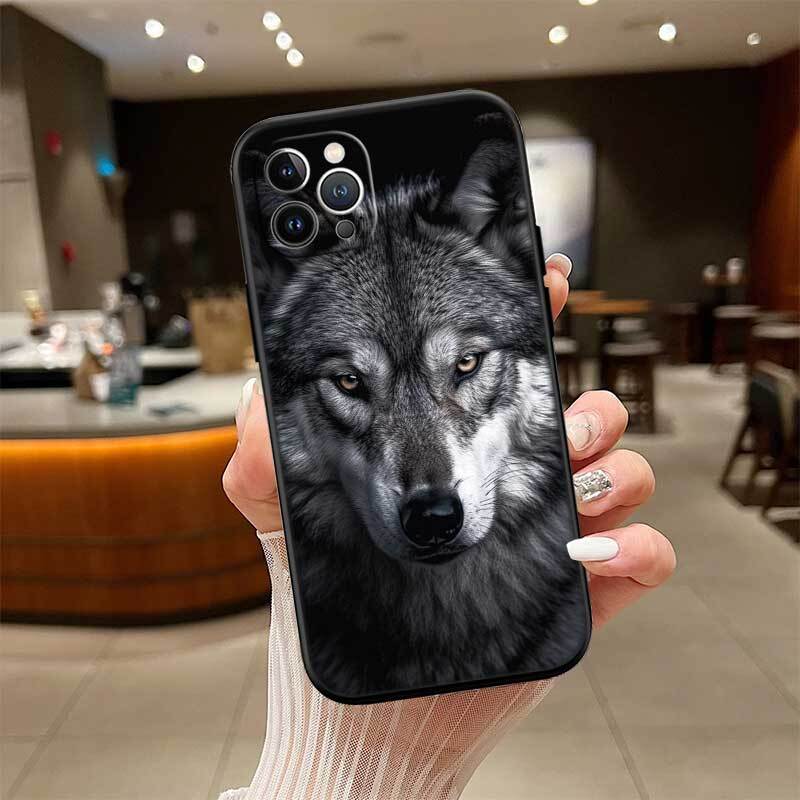 Animal Wolf Phone Case for Redmi Note 12 12S 12C 13 13C 13R 14 14S 14R 14C 11A 13X A3 A3X A4 A5 Pro Max Plus