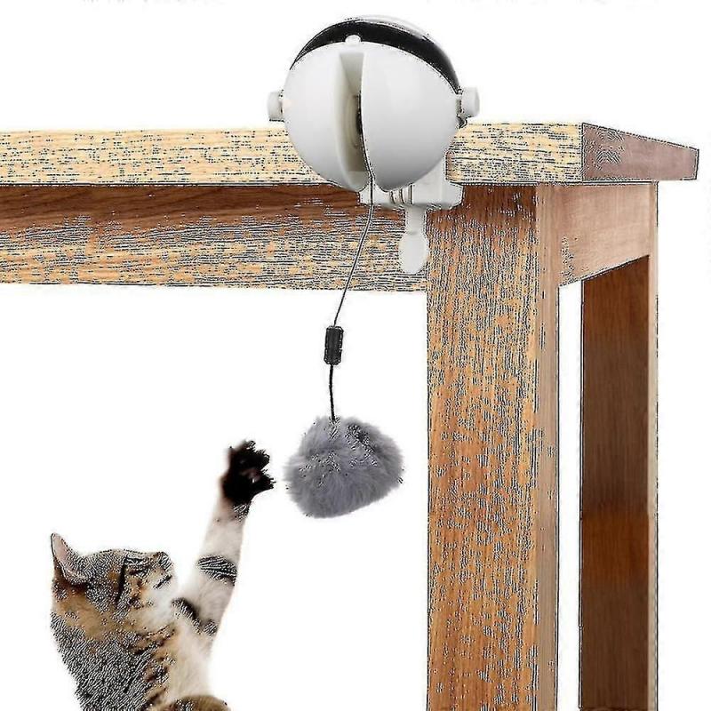 Funny Electric Lifting Ball Teaser Flutter Rotating Cat Toys Electronic Motion Pet Interactive