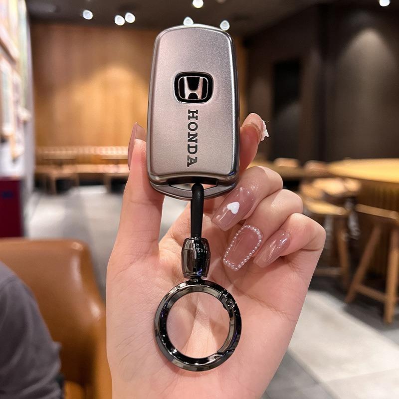 for Honda Civic Fit Accord CRV HRV Jazz Odyssey Shuttle GP2 Spada Step Wgn RG1 Freed Spike Ge6 2/3 Button Car Key Case Cover Bag XK6