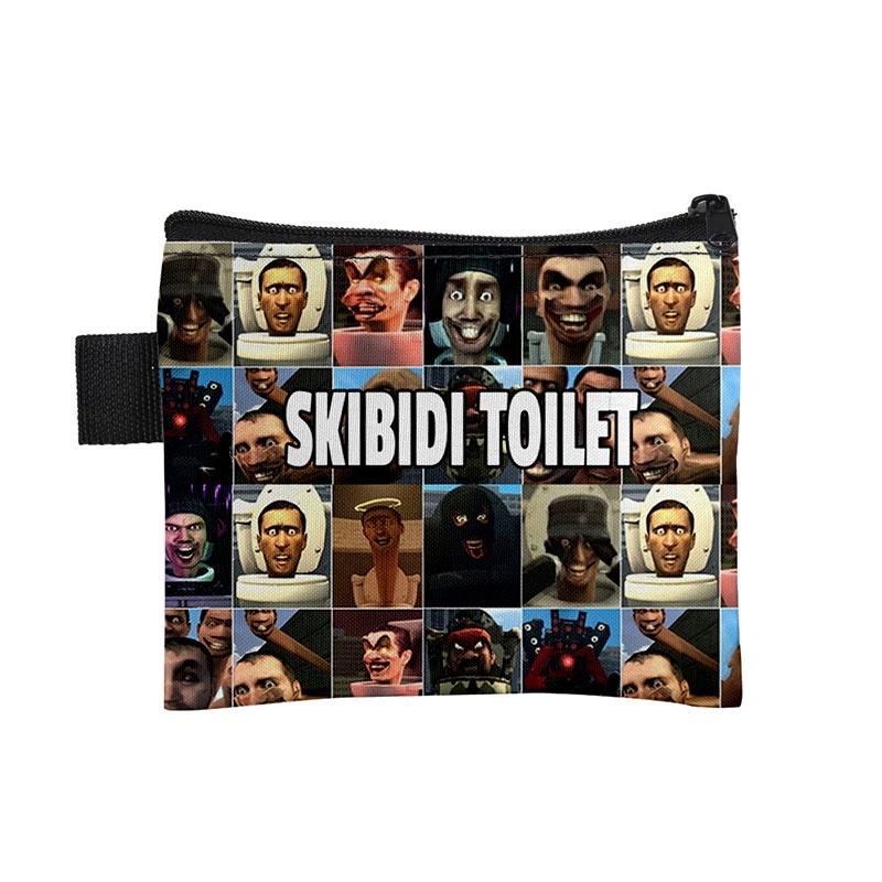 3d Cross-border Game New Product Skibidi Toilet Cute Student Card Wallet Coin Purse Small Bag