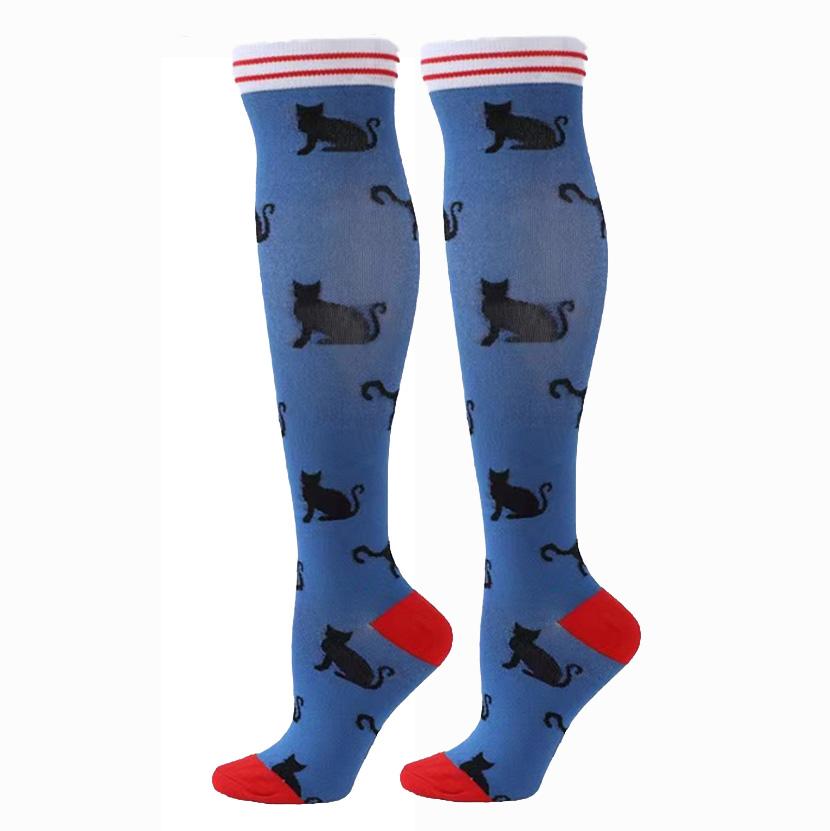 Pánské Dámské Ponožky Kompresní Ponožky Elastické Sportovní Krásné Nohy Sestra Punčochy Běh Lezení Cyklistika Let Cvičení