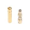 GTIWUNG 15 Pairs 4mm Gold Bullet RC Lipo Banana Connector Plugs