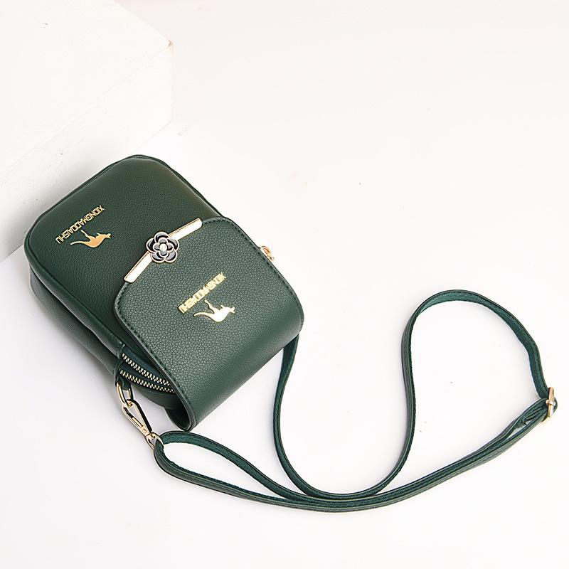 Mom Bag Light Luxury Single Shoulder Soft Leather Fashionable Women'S Texture Messenger Bag Bag High Sense