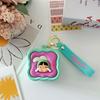 Creative Three-dimensional Cartoon Coin Bag Cute Silicone Small Square Bag Mini Keychain Student Backpack Pendant Bag Gift