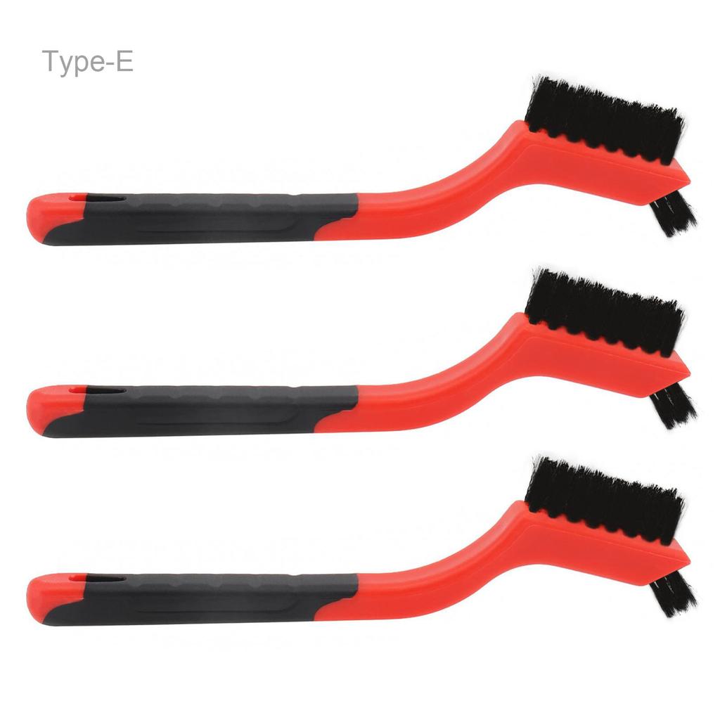 1pcs Stainless Steel Brass Wire Brush Nylon Filament Small Wire Brushes for Rust Removal Cleaning Dirt Paint Scrubbing Polishing