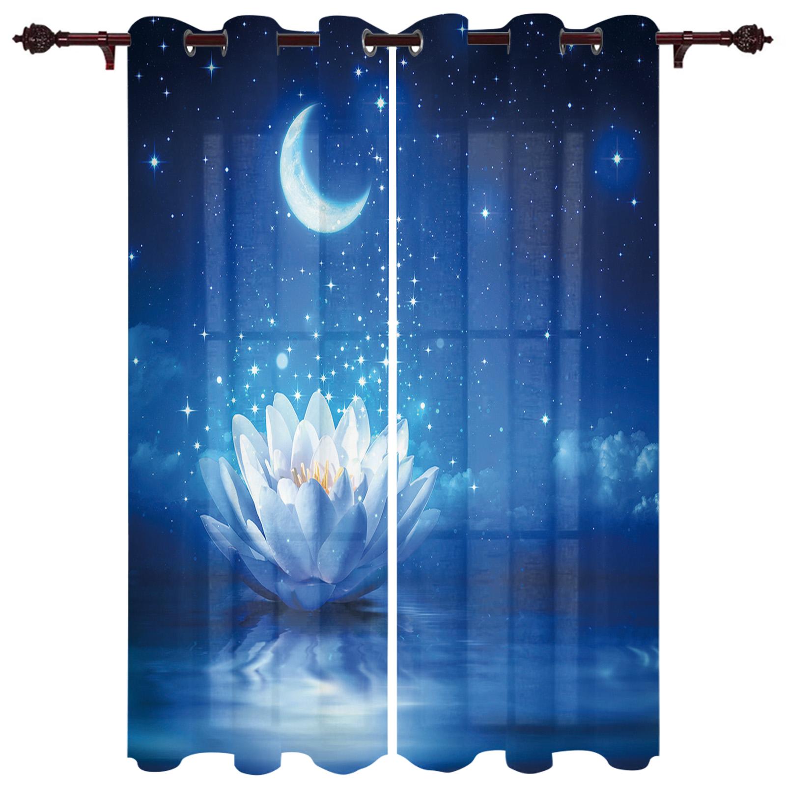 Шторы на окна Zen Stones White Lotus Home Decor Шторы для спальни Шторы на кухню Шторы — фото 14