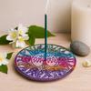 Incense Burner Soapstone Tree of Life 6 Elephants