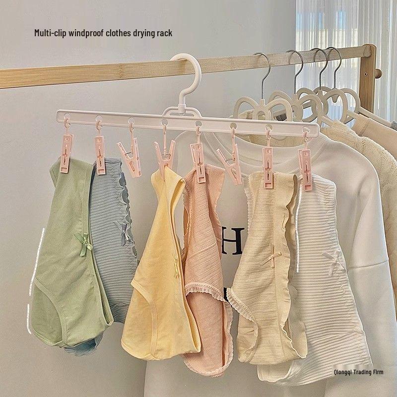 Multi-functional Hanger: Sock, Hat, and Baby Clothes Drying Clip for Dorms and Travel