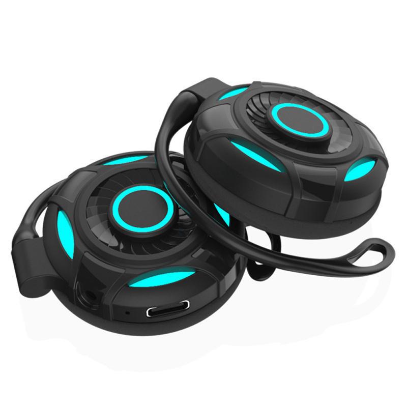 

Tws Wireless Bluetooth-compatible 5.2 Earphone Comfortable Touch-control Gaming Headphones Sport чорний