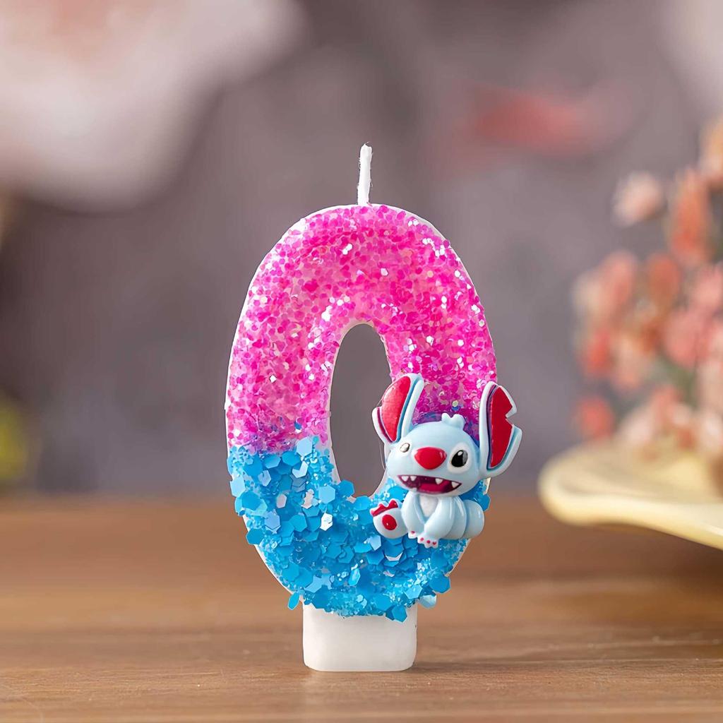 Creative Cartoon Long-eared Animal Birthday Number Candles for Cake Decorations