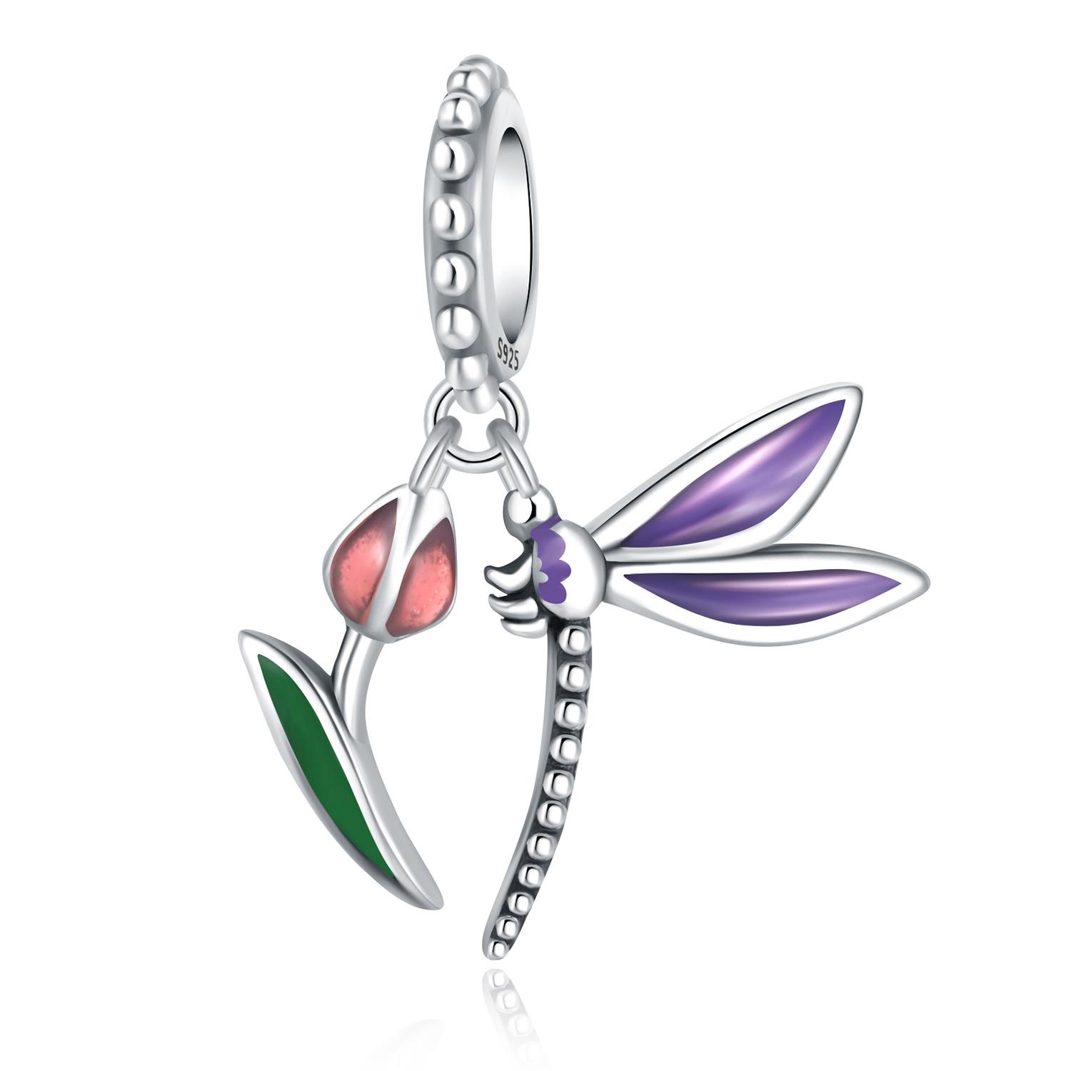 

Настоящая Медная Подвеска Роскошный Тюльпан Стрекоза Насекомое Подвески Бусина Подходит для Браслетов Сделай Сам Женское Рукоделие Изящные Подарки