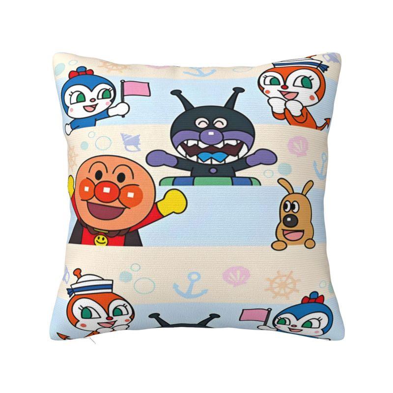 

Custom Anpanmans Anime Cushion Covers Manga Cartoon Velvet Nordic Pillow Case 30cmx30cm