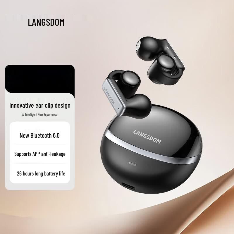 Langsdom TS28 Open-Ear Clip Bluetooth Sports Earphones