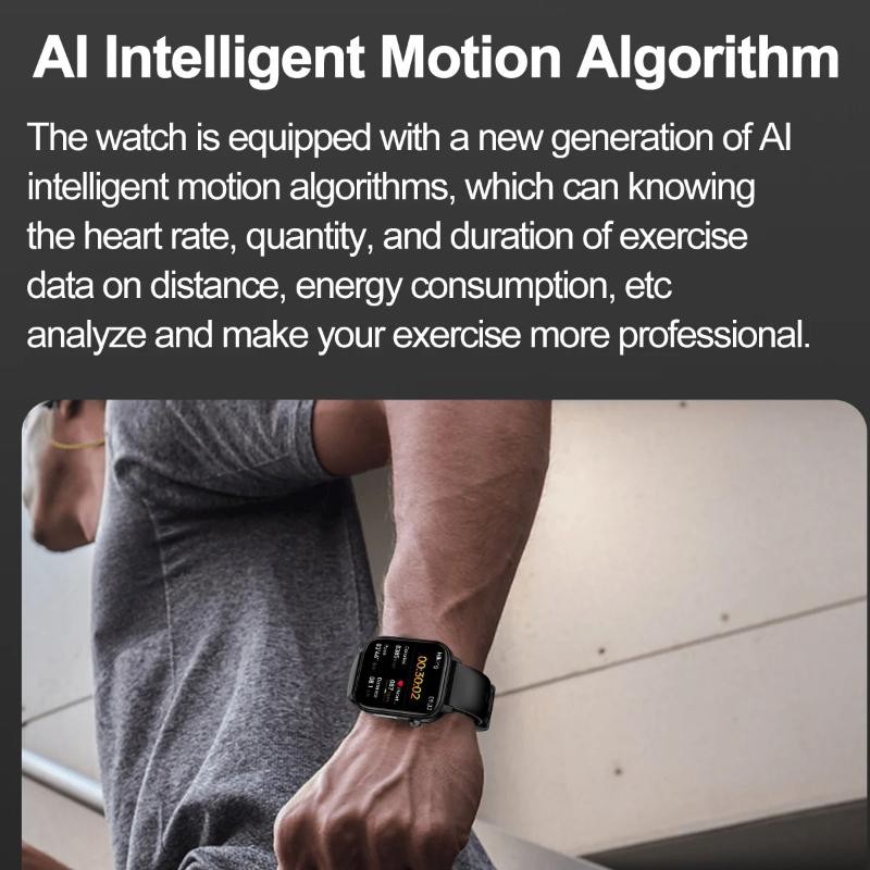 2025 Nové AI Diagnostika Zdraví Chytré Hodinky Ženy EKG HRV Funkce Krevní Tlak Kyselina Močová Lipidy BT Hovor Chytré Hodinky Dámské