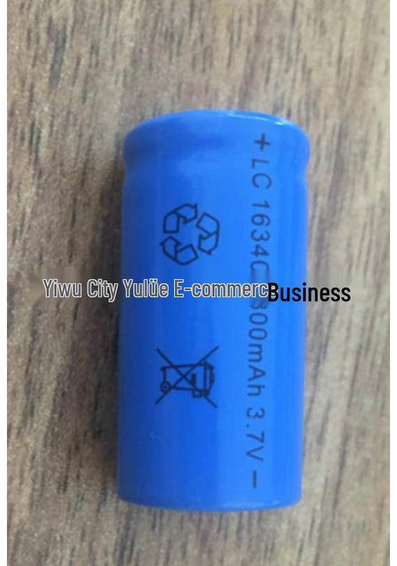 16340 Rechargeable 1300mAh 3.7V Lithium Battery for High-Brightness Flashlight and Laser Pointer