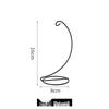 Modern Minimalist Hanging Glass Sphere with Iron Stand for Plants