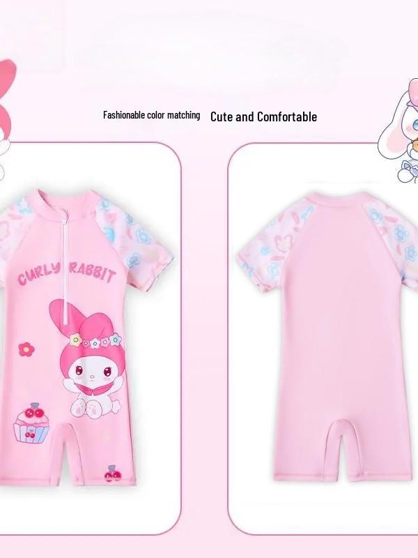 Girls' One-Piece Swimsuit: New Style Beachwear for Toddlers and Babies