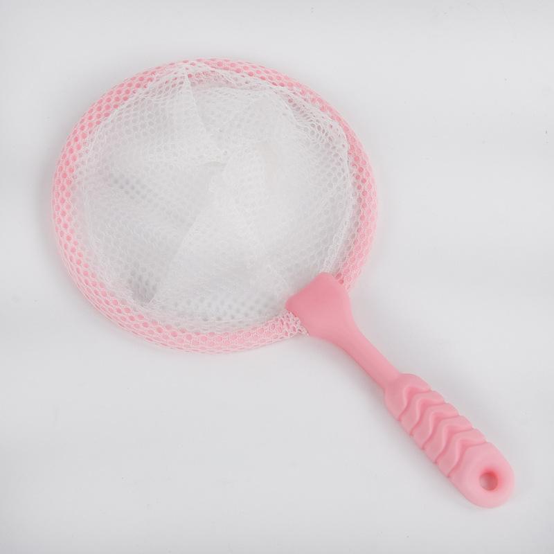Summer Kids' Magnetic Fishing Toy Set with Net Bag & Scoop