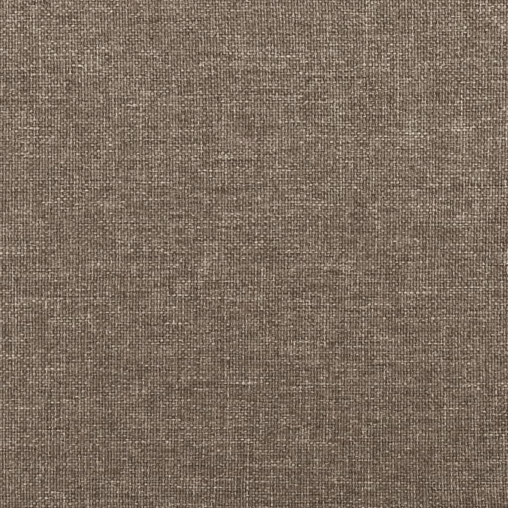 Vidaxl Rama Łóżka Bez Materaca Taupe 90X190 Cm Tkanina