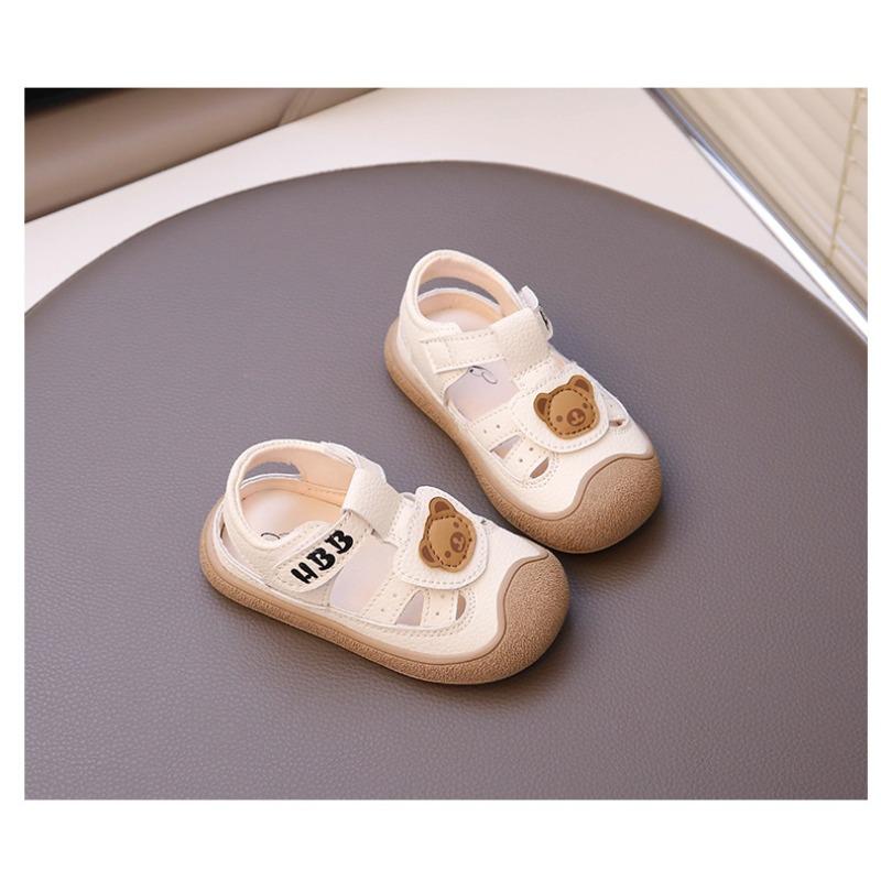 Baotou anti-kick baby sandals summer new soft-soled non-slip baby toddler shoes Korean version of boys beach shoes