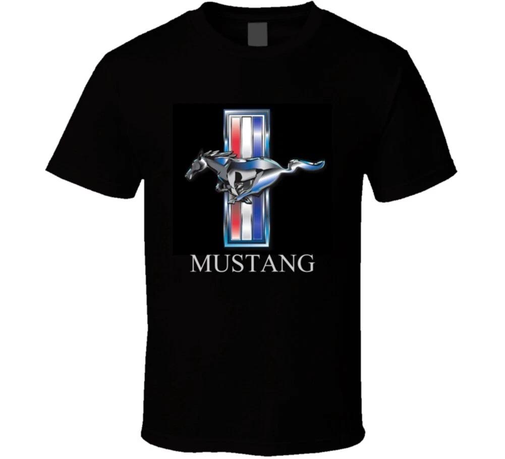 Mustang Tribar Emblem Running Pony Tshirt Pony Car Musclecar T Shirt L
