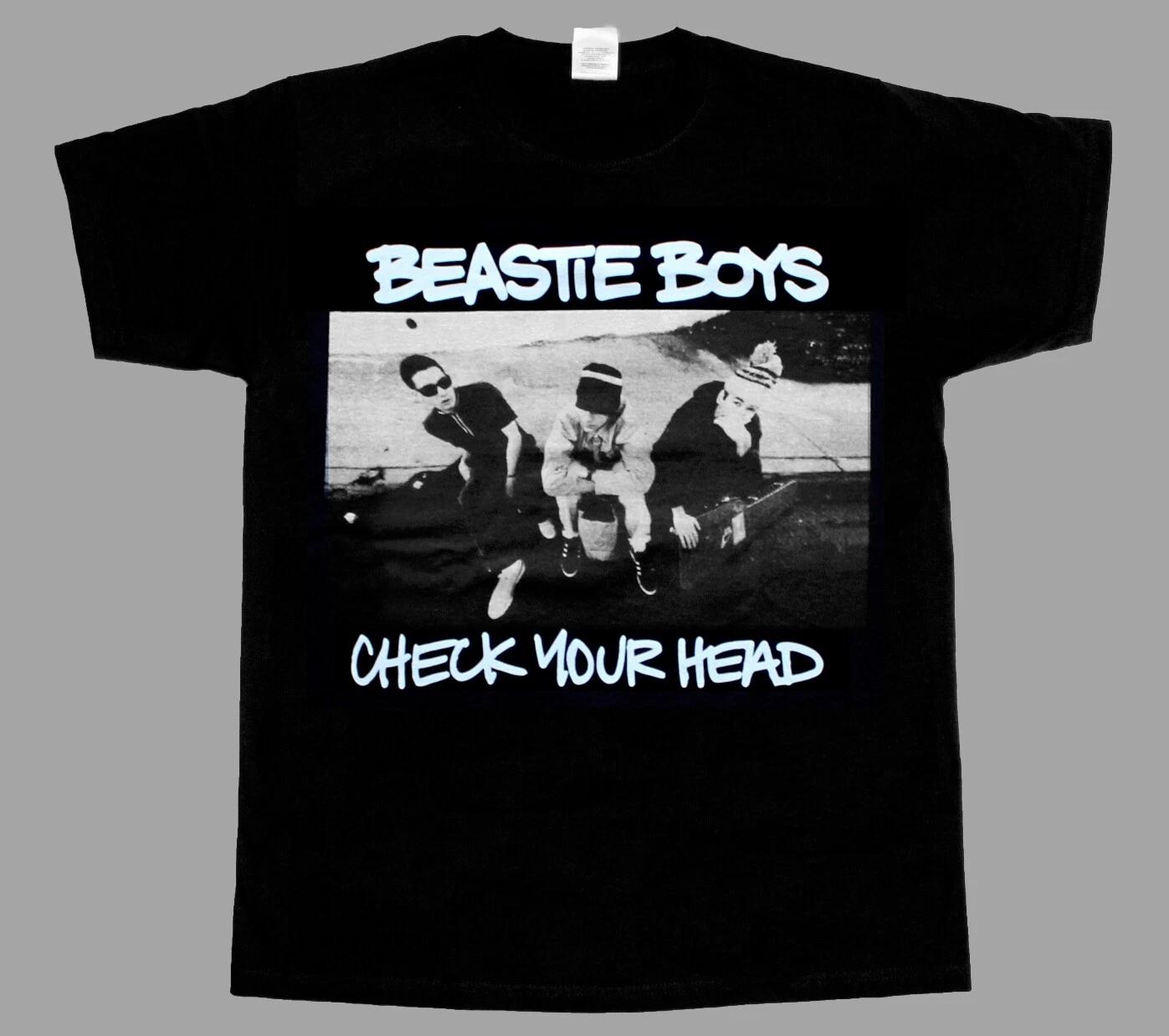 BEASTIE BOYS CHECK YOUR HEAD 92 punk NEW BLACK T-SHIRT 345XL M