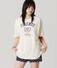 PEACE MAKER Vintage Florence Lily Short Sleeve T-Shirt (Cream)