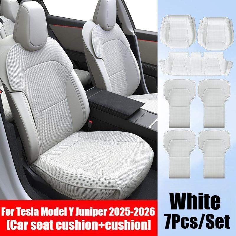 Xiaomi Universal Breathable Leather Seat Cushion for Tesla Model Y YL Juniper 2025+ Model 3 Highland 2024+ Ventilated Seat Cushions