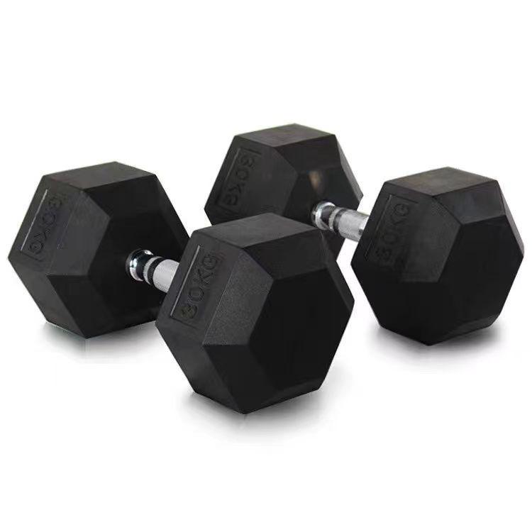 Zeskantige Gecoate Gietijzeren Halters voor Mannen & Vrouwen Thuis Workout