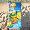 Cartoon Towel Beach Towel Travel Lightweight Skin Friendly  The S-Simpsons For Pool Beach Camping Cruise Summer