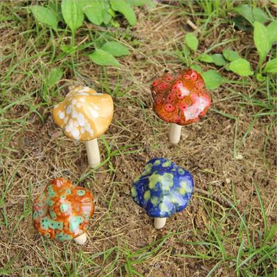 Keramická simulace houbového modelu bonsajové ozdoby DIY domácí zahradní dekorace na trávník