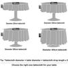 Round Polyester Tablecloth Wedding Table Cover Indoor Outdoor Table Cloths Washable Circle Table Cloth Decoration For Home, Dining, Kitchen, Garden