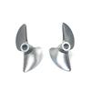 RC Boats Metal Propeller 2-Blade CW CCW 4.0/4.76*42/45mm Diecast Zinc Alloy Prop For Radio Control Hobby DIY Model Spare Parts