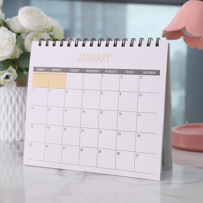 2026 Diamond Art Calendar DIY Wall Calendar Partial Drill 12-Month Flip Wall Calendar for Christmas Home Office Decoration