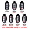 Car Key Cover Case For Nissan Juke Leaf Micra K12 Note Patrol Qashqai J11 J10 Tiida Versa X-Trail Xtrail X Trail T32 Infiniti