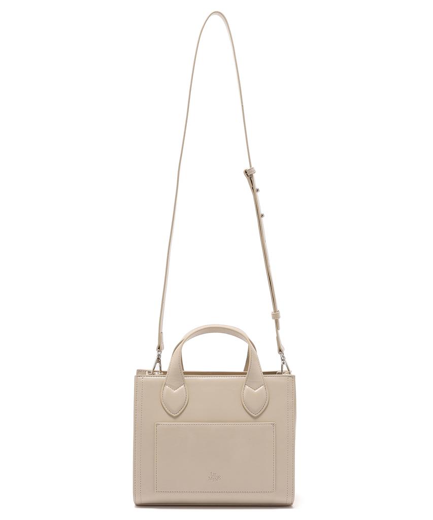 Lemine Square Crossbody Bag (Ivory)