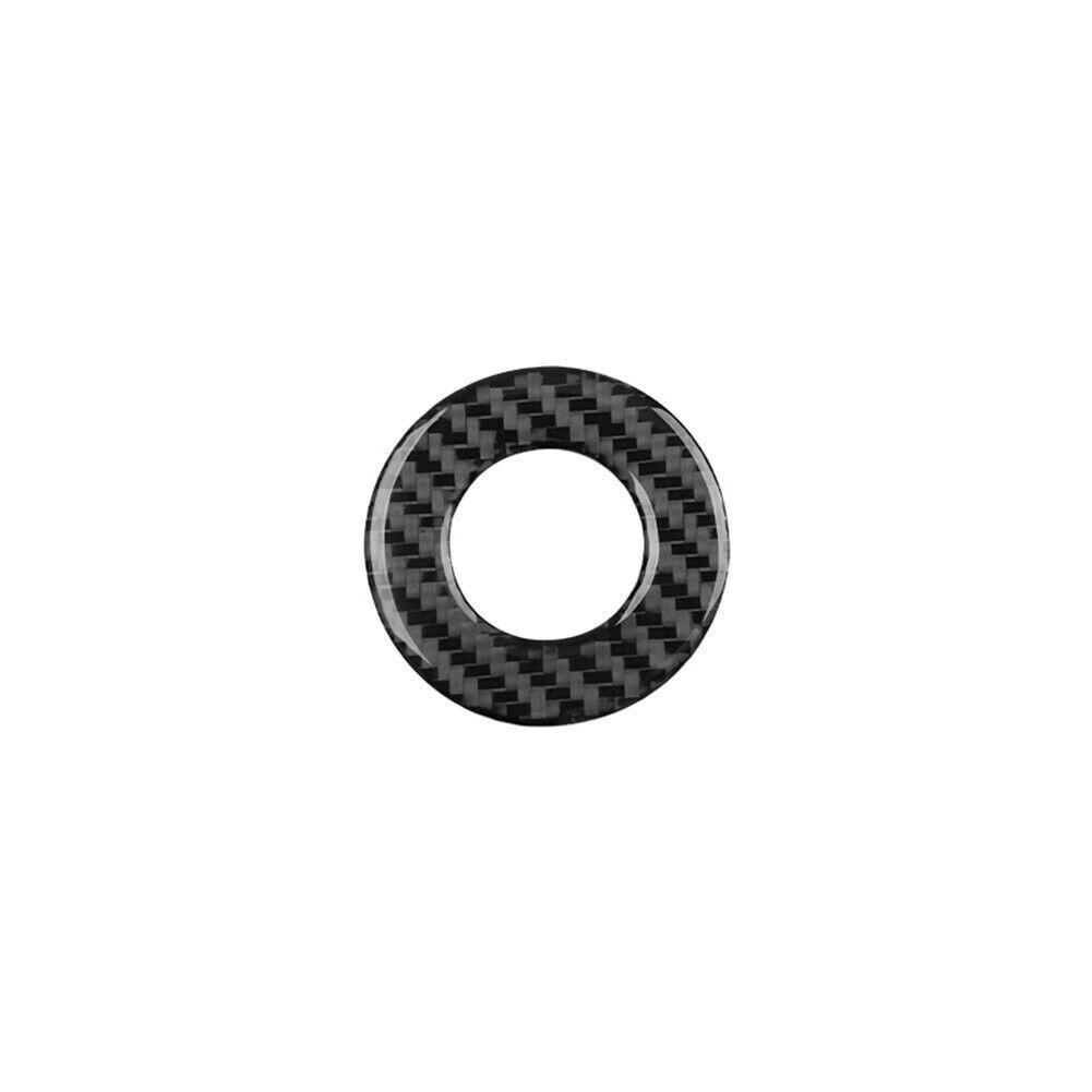 For Chevrolet Cruze Carbon Fiber Interior Ignition Circle Sticker Cover Trim
