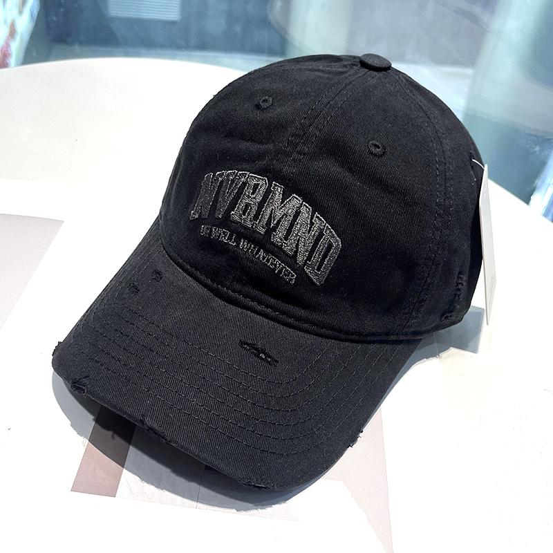 Șapcă de baseball de primăvară și vară Personalitate Retro Femei Sporturi în aer liber Ciclism Moda Letter Soft Top Pălărie de culoare uni