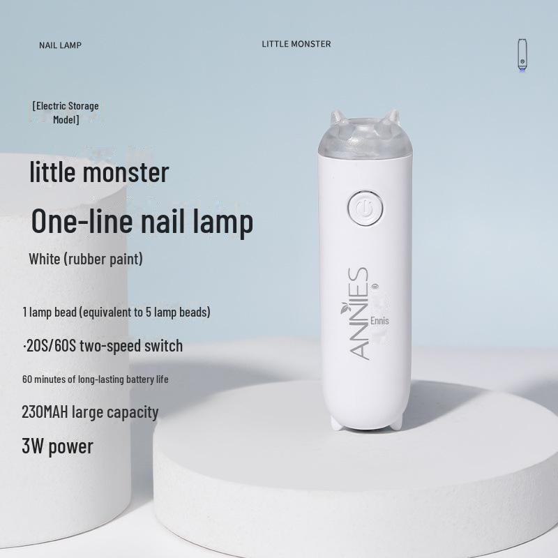 Tragbare Mini Handheld Schnelltrocknende Nagellampe mit Aufbewahrung - Plug-In-Typ für Maniküre & Aushärtung von Sticky Diamonds