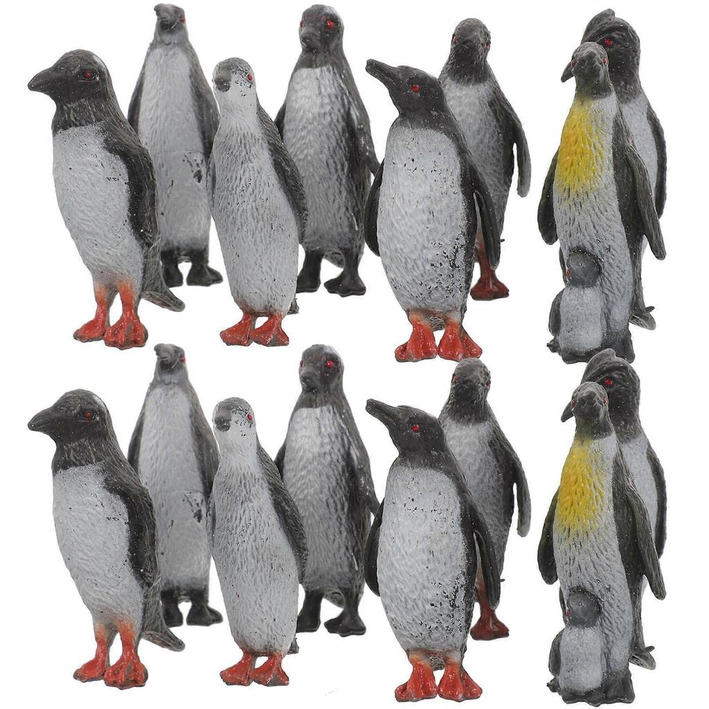 Pinguini Giocattolo per Bambini Piccoli Decorazione per la Casa e Ausilio Didattico Colore Assortito 5x2x1.5cm 16 Pezzi