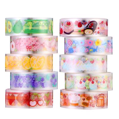 10 Rotoli Nastro Plastico Impermeabile Carino 15 Mm di Larghezza Nastro Autoadesivo Farfalla E