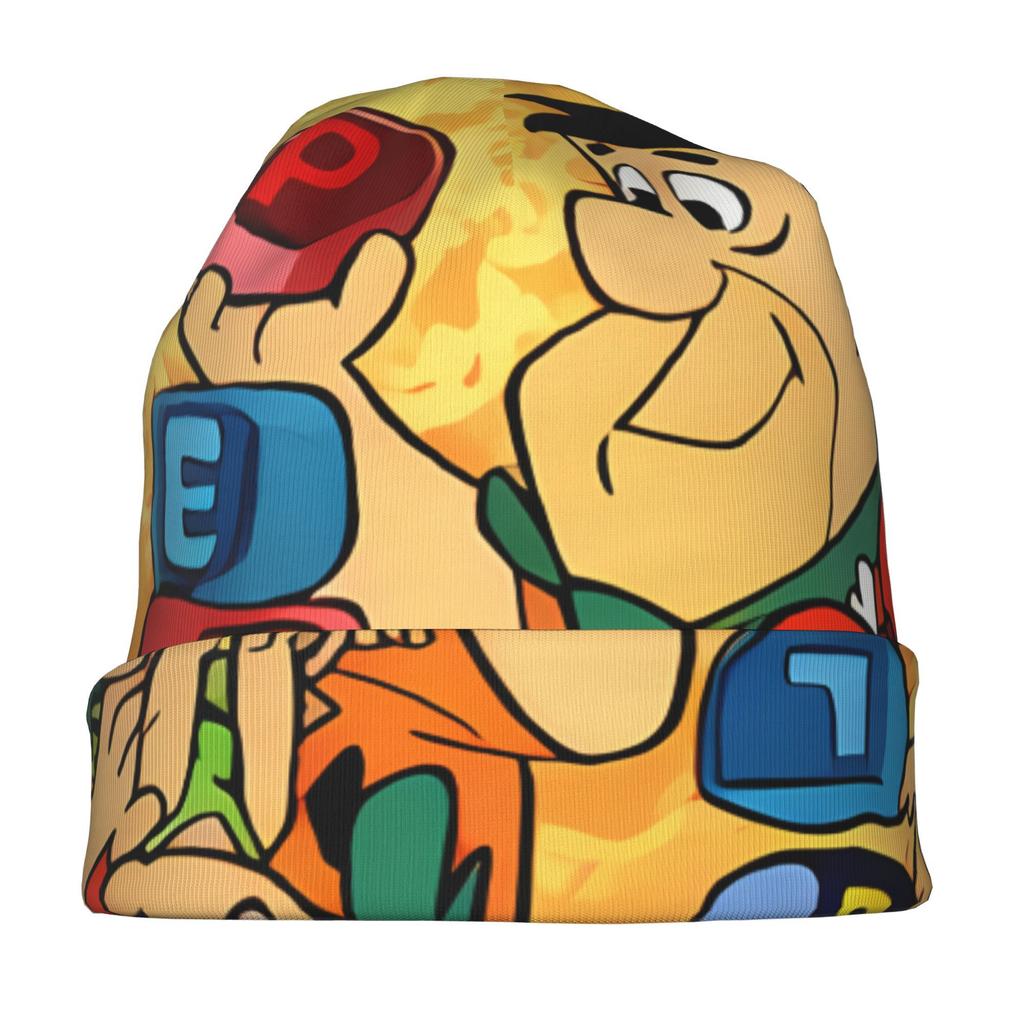 A Stylish Beanie with a Cartoon Design That Easily Shifts from Daytime Travel To Nighttime Strolls, All While Keeping a Sleek City Vibe