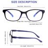 3 Piece Set of Anti Blue Light Reading Glasses for Men and Women Fashionable High-definition Reading Glasses