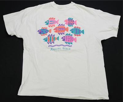 Rare VTG TOMMY’S Madeira Beach Florida 1992 Fish Single Stitched T Shirt 90s XL