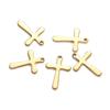 10Pcs/lot Stainless Steel Cross Charms Pendant Religious Jewelry Making DIY Charms Handmade Crafts