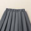 Girls' Skirt Pleated Skirt 2024 Spring and Autumn New Style Medium and Large Children's Solid Color Skirt Children's Versatile Jk Skirt Autumn